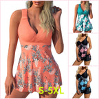 🌴🏖️【Posljednji dan – 50% popusta】【S-5XL】Nova tiskana kupaća garnitura velikih veličina, model sa kratkim hlačama, brzo sušeći materijal